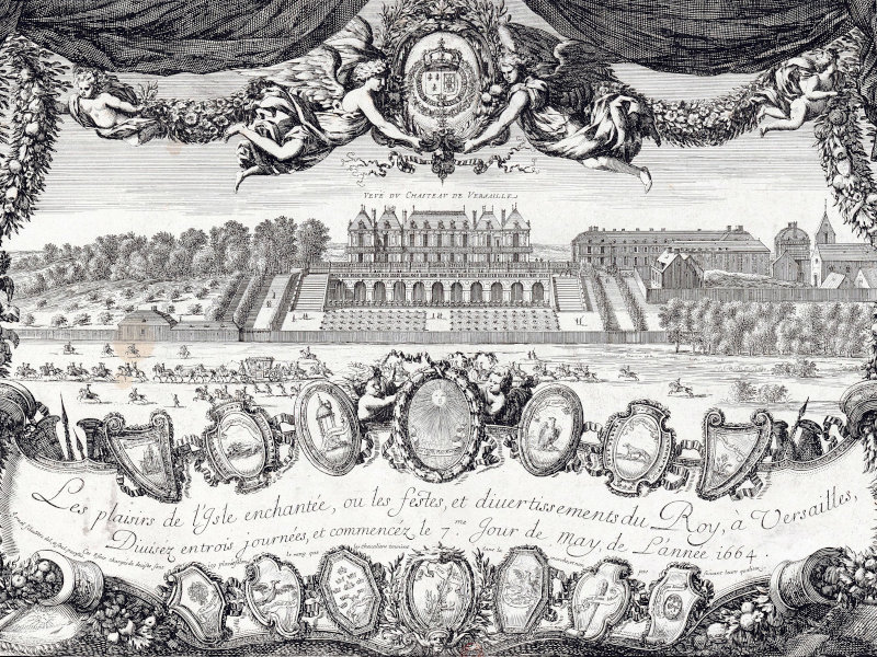 Israël Silvestre, Les plaisirs de l’Île Enchantée à Versailles, 1664